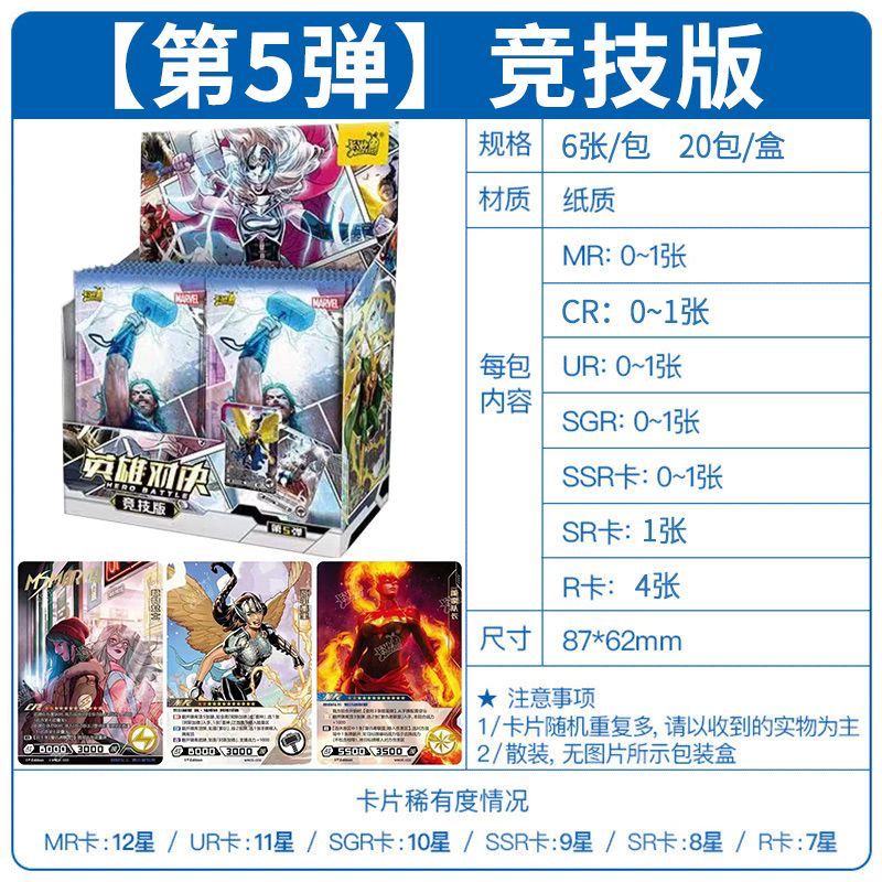 Kayou Card - Cartes Officielles MARVEL Serie 5 - Display (20 Boosters)